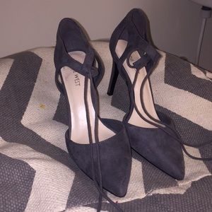 Strappy Nine West heels